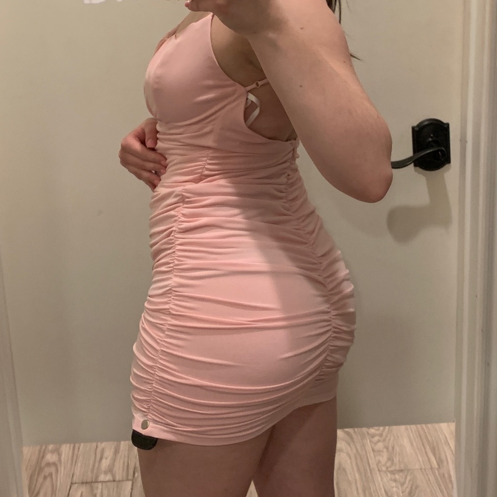 Pink Cocktail Dress - Picture 4 of 5
